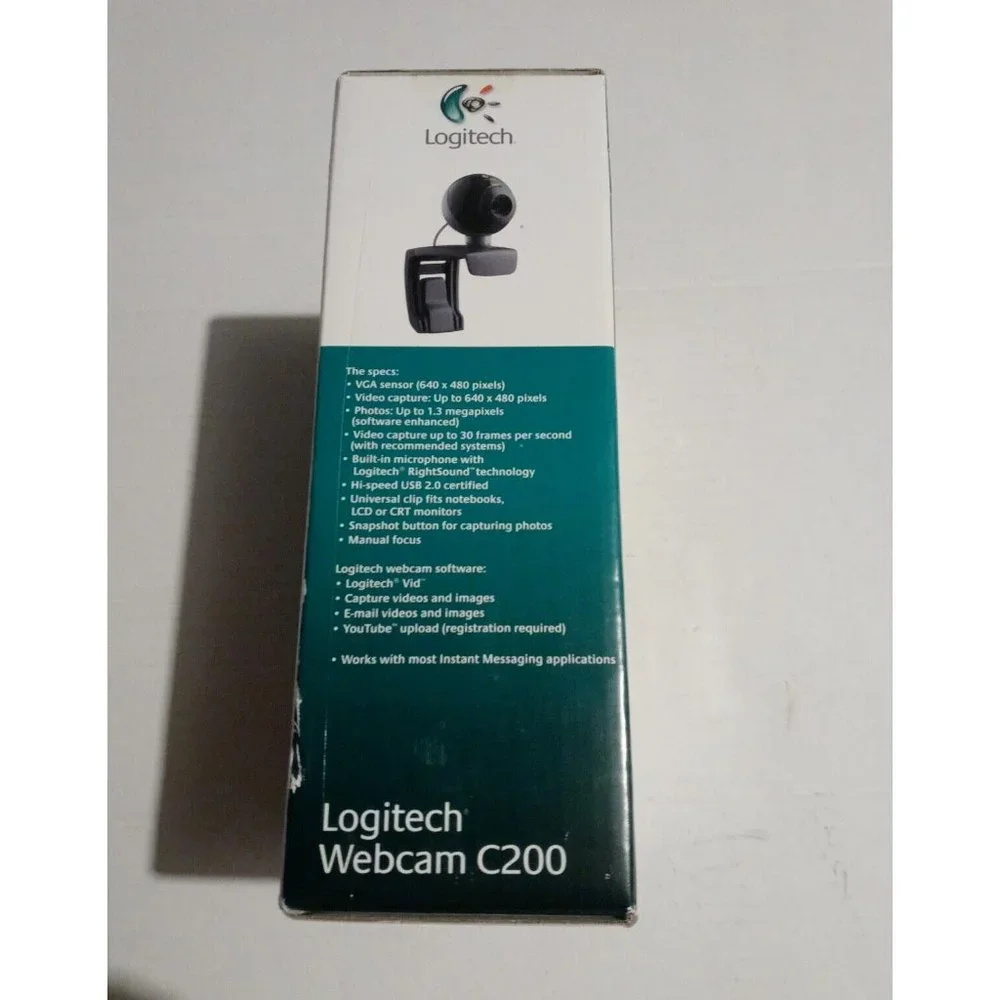 Logitech Webcam C200 Communication without bordes New